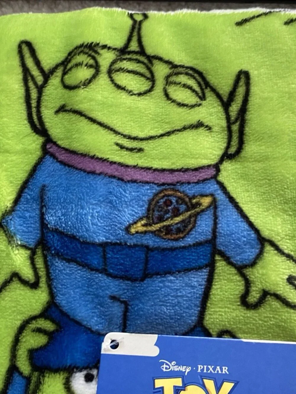 Disney Pixar Toy Story Throw Blanket The Claw Aliens & Soccer‎ Balls 50”X70” NEW